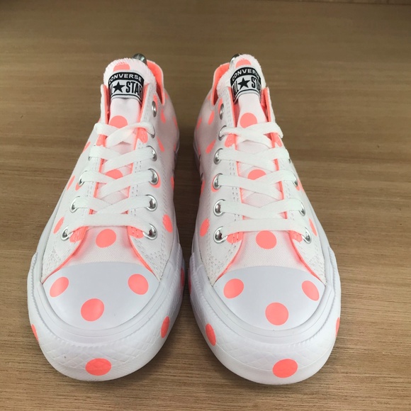 NEW Converse Chuck Taylor All Star Polka Dot OX - Picture 2 of 7